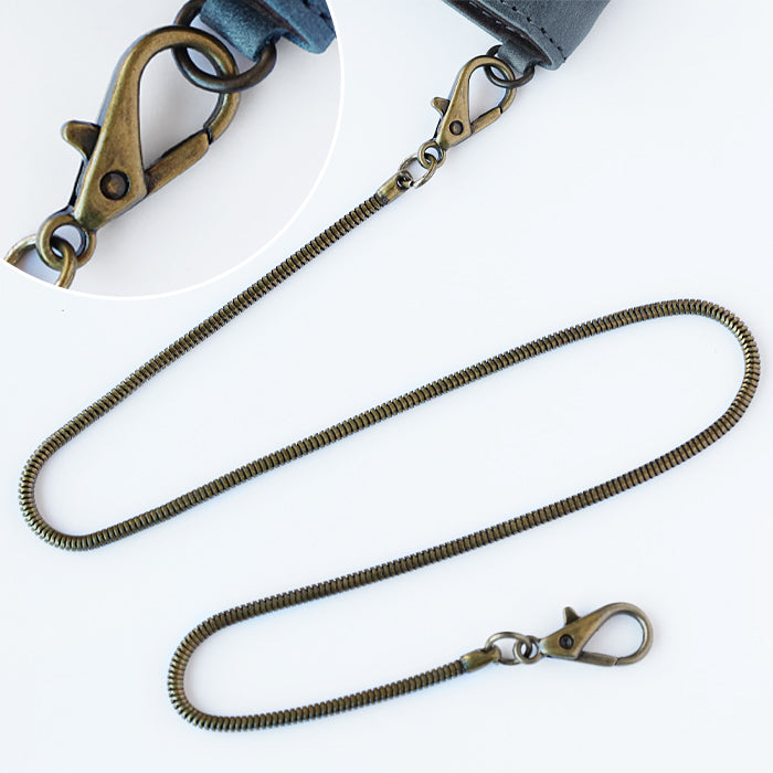 glart Pass Case, Stained Glass Antique Door, Navy Blue, Women's [H0213-NB]