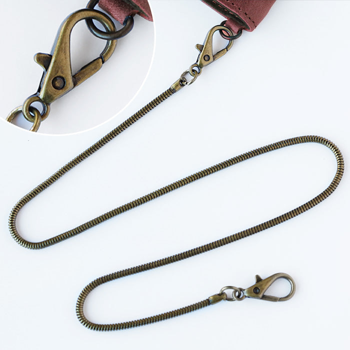 glart Stained Glass Antique Door Pass Case, Red, Women's [H0213-RED]