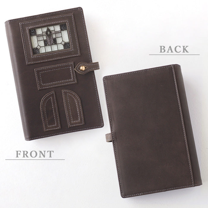 glart Stained Glass Antique Door Monochrome System Organizer Cover for Women [H0217-MN]