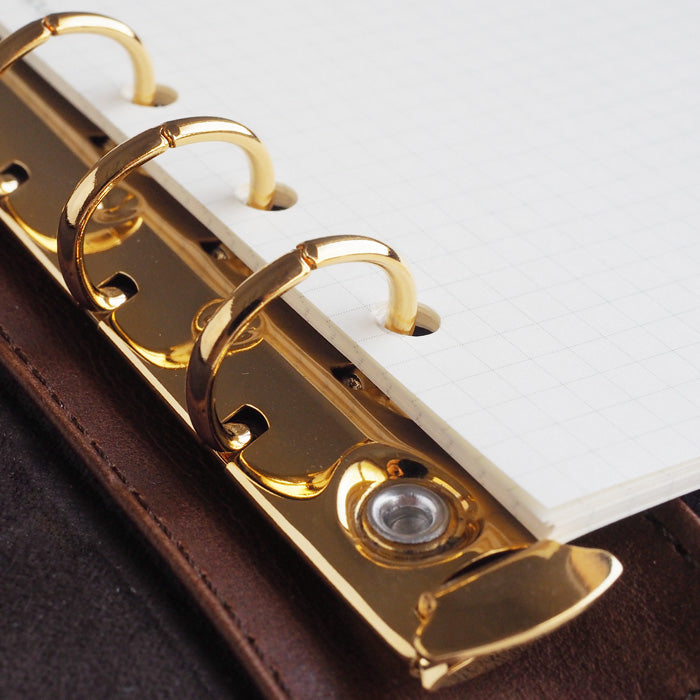 glart Bible Size System Notebook Cover Stained Glass Antique Door Sepia [H0217-SP] Real Glass Genuine Leather, Leather Accessory Brand, B6, 6-Hole