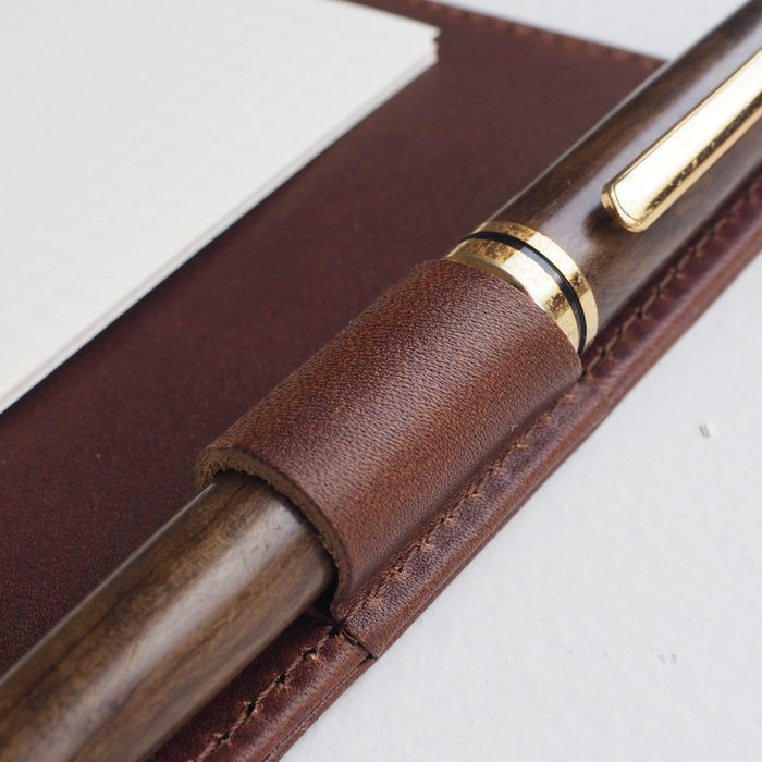 glart Bible Size System Notebook Cover Stained Glass Antique Door Sepia [H0217-SP] Real Glass Genuine Leather, Leather Accessory Brand, B6, 6-Hole