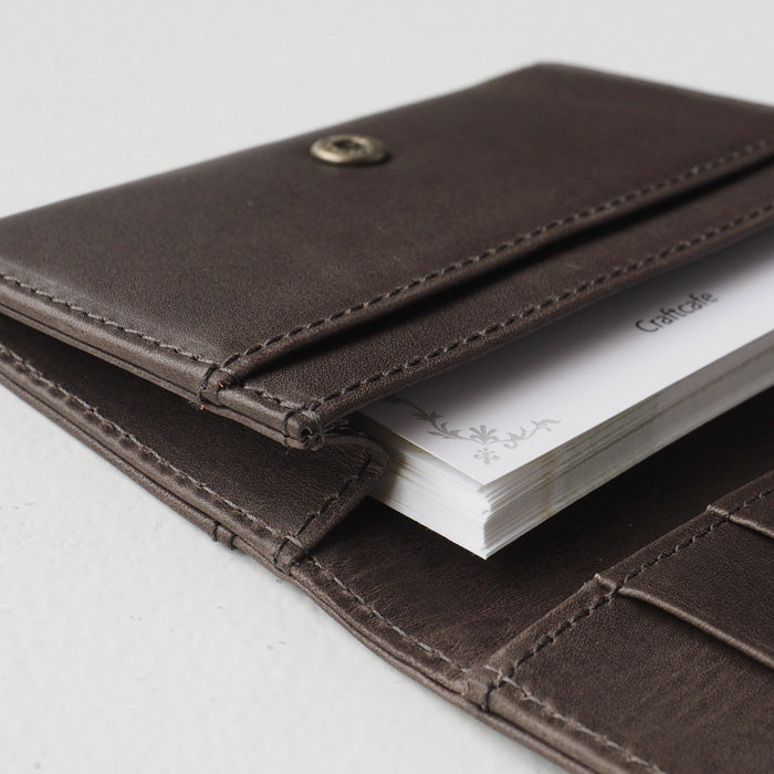 glart Stained Glass Antique Door Business Card Holder, Monochrome, Women's [H0218-MN], Real Glass, Genuine Leather, Leather Accessories, Brand: waji, Card, Business Card Case 