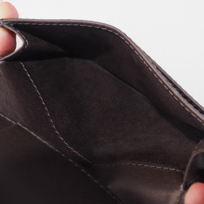 glart Stained Glass Antique Door Business Card Holder, Monochrome, Women's [H0218-MN], Real Glass, Genuine Leather, Leather Accessories, Brand: waji, Card, Business Card Case 