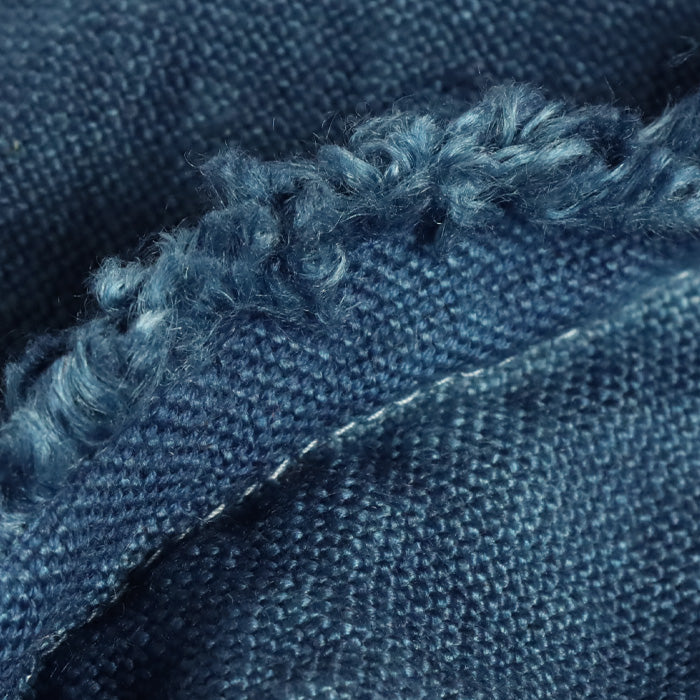 haru nomura Plant-dyed artist Haruka Nomura Natural dyed linen bag “Travel bag” Blue [HNB-001-BL] 