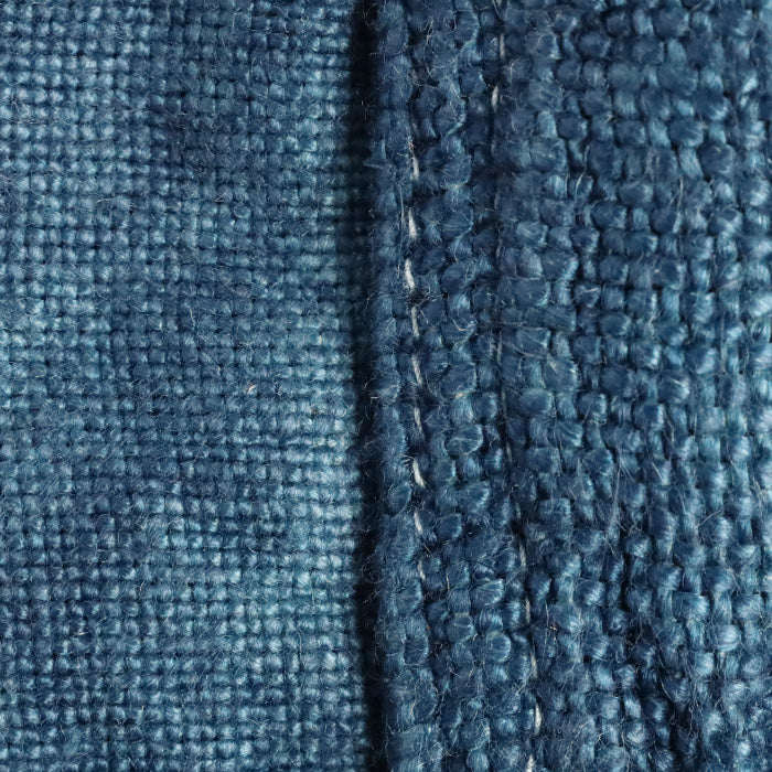 haru nomura Plant-dyed artist Haruka Nomura Natural dyed linen bag “Travel bag” Blue [HNB-001-BL] 