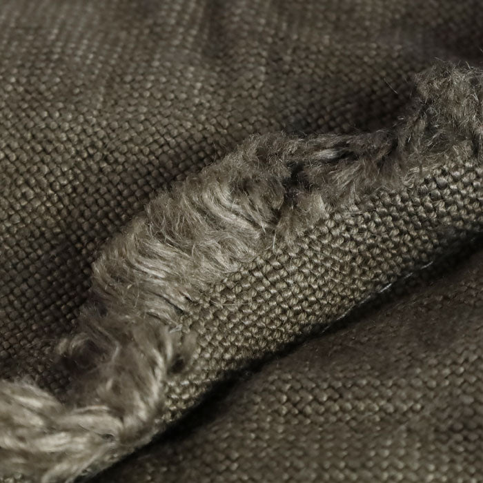 haru nomura Plant-dyed artist Haruka Nomura Natural dyed linen bag “Travel bag” Khaki [HNB-001-KHA] 