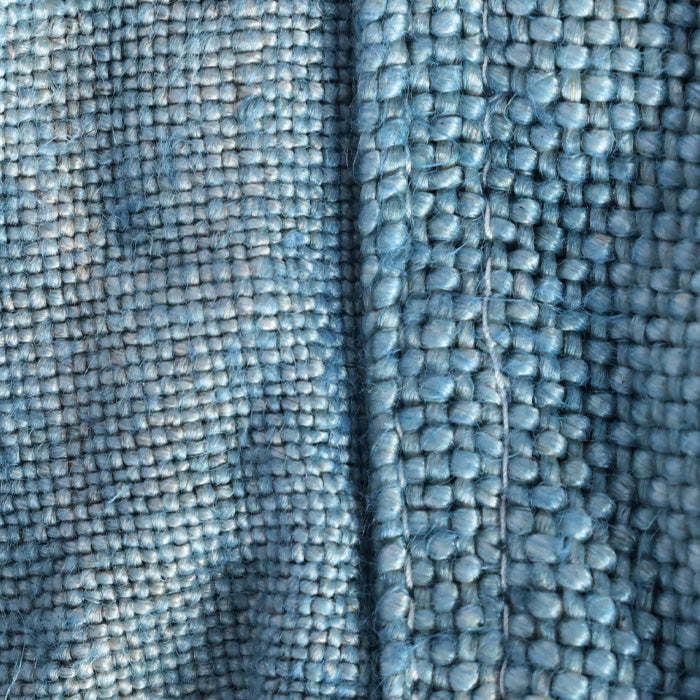 haru nomura Plant-dyed artist Haruka Nomura Natural dyed linen bag “Travel bag” Light blue [HNB-001-LBL] 