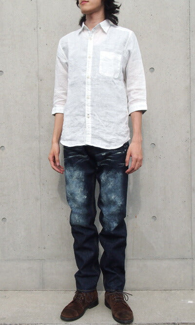 YoriTo 14oz Mikawa Cotton Sashiko Jeans Color Beard [YD0001-03] 