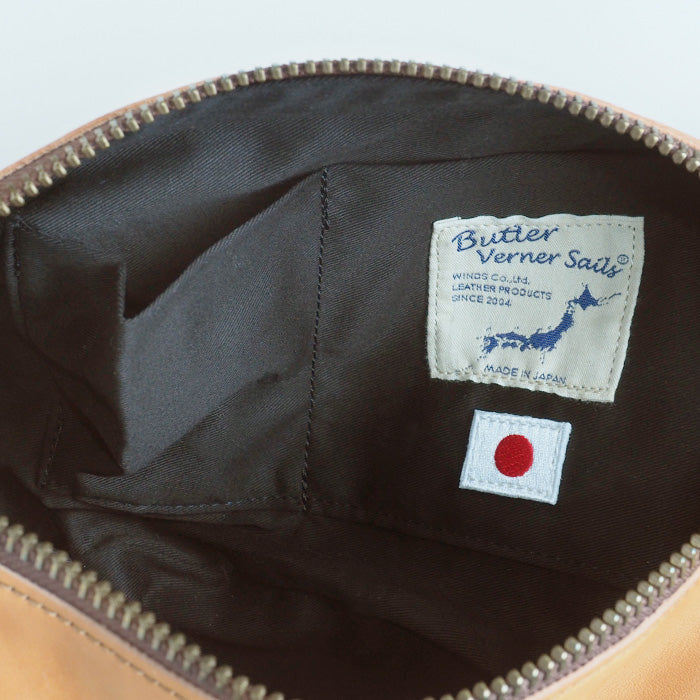 Butler Verner Sails Horse Leather Roll Shoulder Bag Men's Women's [JA-1059-22] Crossbody Shoulder Pochette Mini Bag Sacoche Body Bag Tubular 