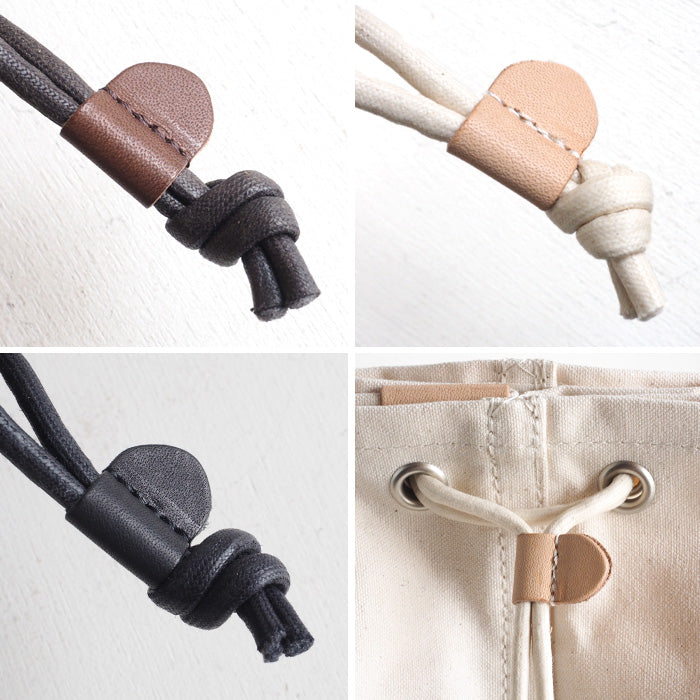 [3 colors] Butler Verner Sails Tochigi Leather Molded Leather Drawstring Shoulder Beige Black [JA-2141] 