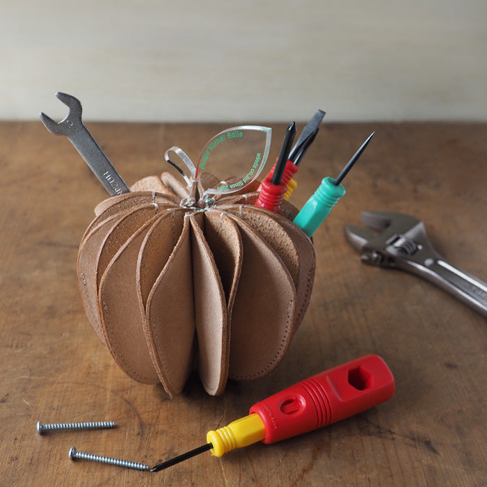 【3色】Butler Verner Sails（バトラーバーナーセイルズ）栃木 レザー トコヌメ革 アップルペンケース [JA-2358] インテリア おしゃれ ギフト