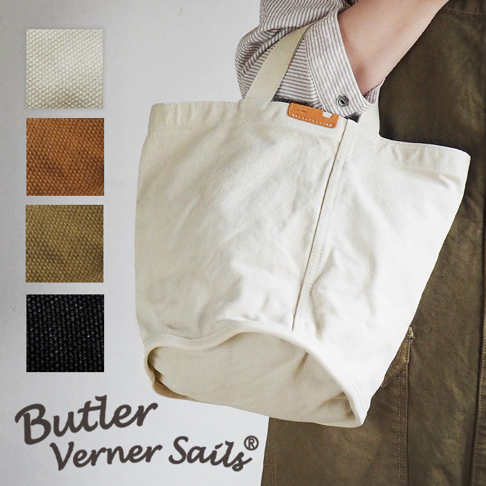 [4 colors] Butler Verner Sails Reactive Dyed Round Bucket Tote Bag Canvas Women's Men's [JA-2580]