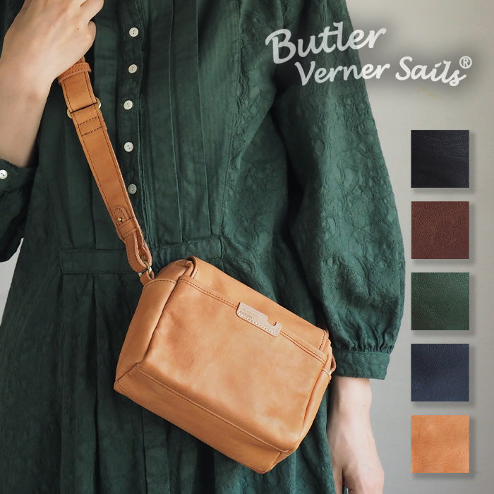 Butler Verner Sails Horse Leather Flap Shoulder Men's Women's [JA-2597] Mobile Shoulder Bag Smartphone Pouch Pochette 