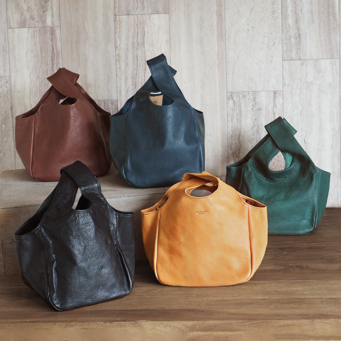Butler Verner Sails Horse Leather Simple Mini Tote Bag for Women and Men [JA-2664] Tokyo, Shibuya Leather Bag Brand Genuine Leather Handbag Small Lightweight 