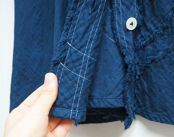 [All 28 colors] Gauze Clothing Studio Garage Double Gauze Long Sleeve Coat Dress Circle Ladies [JK-22] 