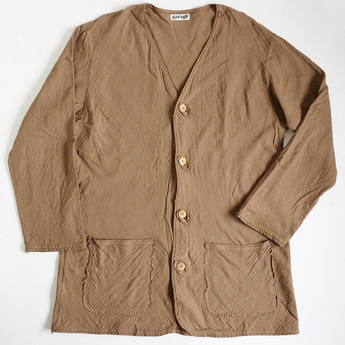 [All 29 colors] Gauze Clothing Studio Garage Double Gauze Long Cardigan Long Sleeve Men's Women's [JK-30] 