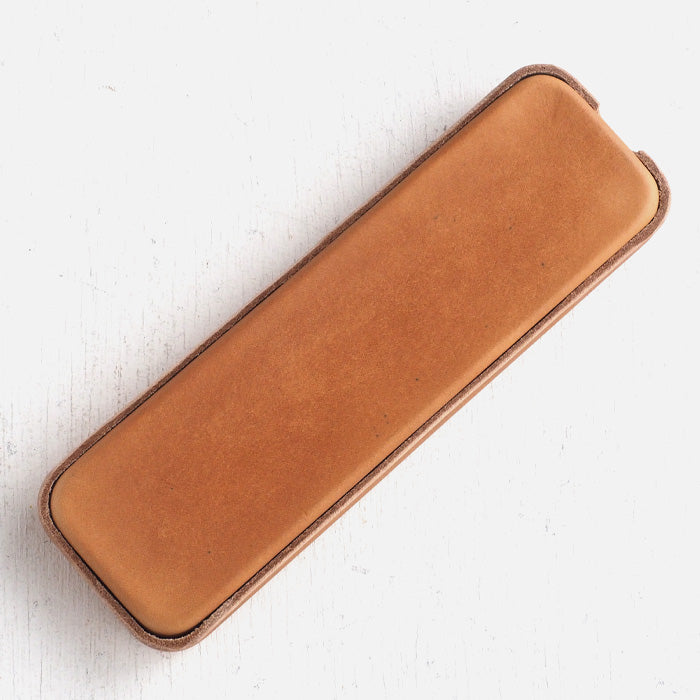 Butler Verner Sails Tochigi Leather Molded Leather Pen Case S Size Camel Brown [JU-2285] 