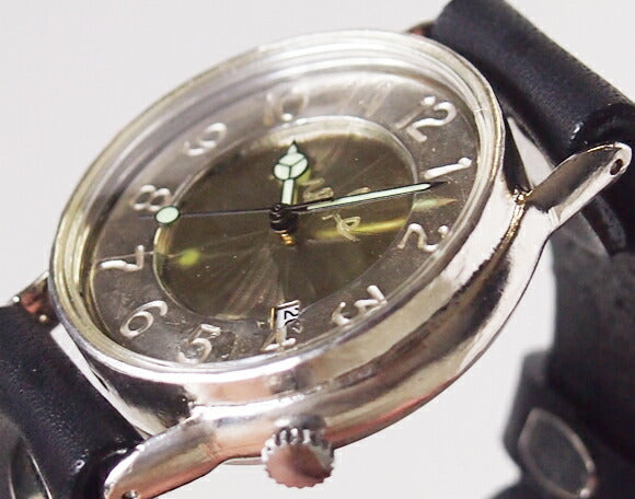 Watanabe Koubou Handmade Watch “JS2-DATE” Jumbo Silver with Date [NW-JUM31SV-DATE] 