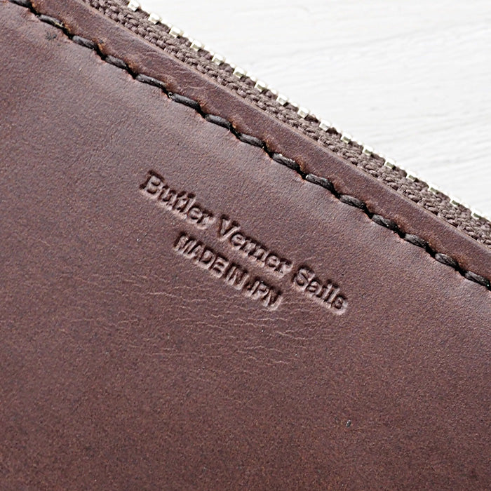 Butler Verner Sails（バトラーバーナーセイルズ） ホーウィン クロムエクセルレザー ラウンド 二つ折りウォレット [JW-1633-2]