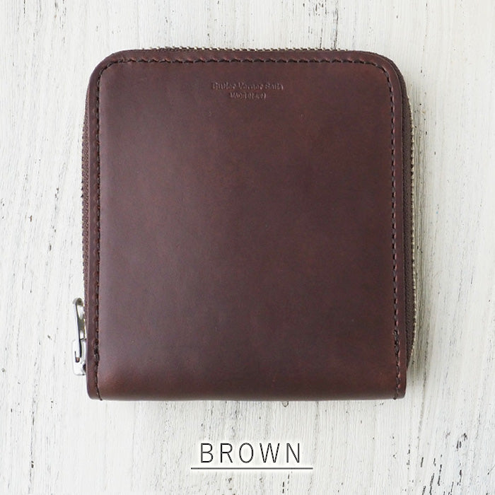 Butler Verner Sails（バトラーバーナーセイルズ） ホーウィン クロムエクセルレザー ラウンド 二つ折りウォレット [JW-1633-2]