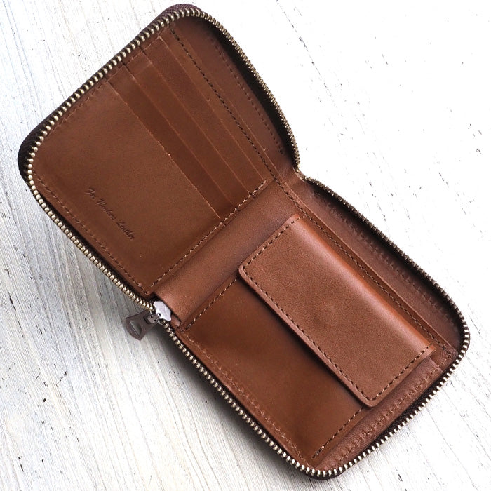 Butler Verner Sails（バトラーバーナーセイルズ） ホーウィン クロムエクセルレザー ラウンド 二つ折りウォレット [JW-1633-2]