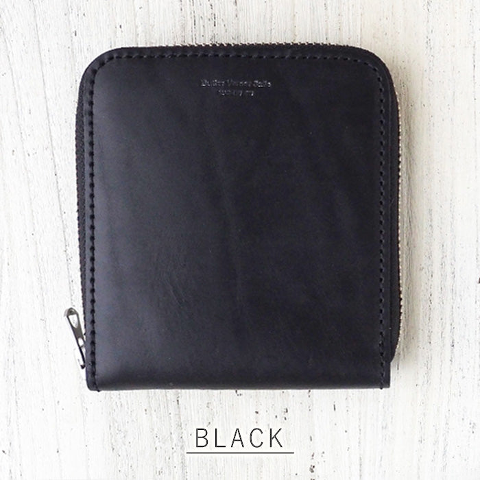 Butler Verner Sails（バトラーバーナーセイルズ） ホーウィン クロムエクセルレザー ラウンド 二つ折りウォレット [JW-1633-2]