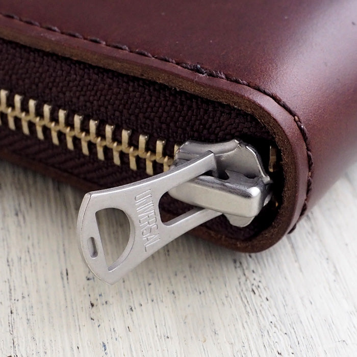 Butler Verner Sails（バトラーバーナーセイルズ） ホーウィン クロムエクセルレザー ラウンド 二つ折りウォレット [JW-1633-2]