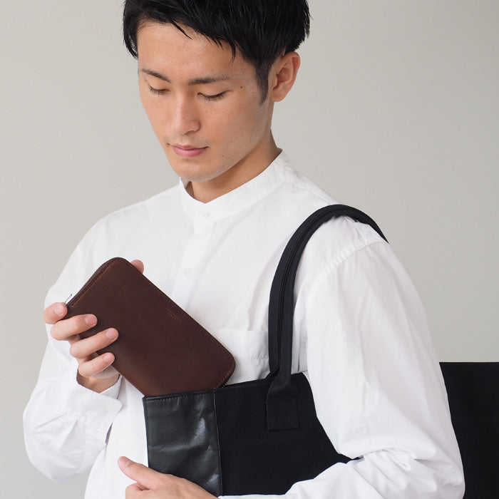 Butler Verner Sails（バトラーバーナーセイルズ） ホーウィン クロムエクセルレザー ラウンド ロングウォレット [JW-1634-2]