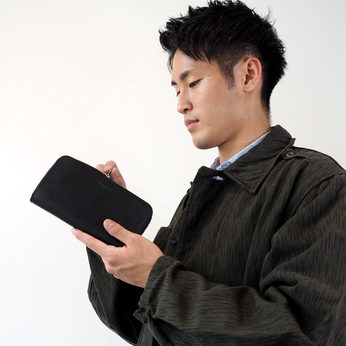 Butler Verner Sails（バトラーバーナーセイルズ） ホーウィン クロムエクセルレザー ラウンド ロングウォレット [JW-1634-2]