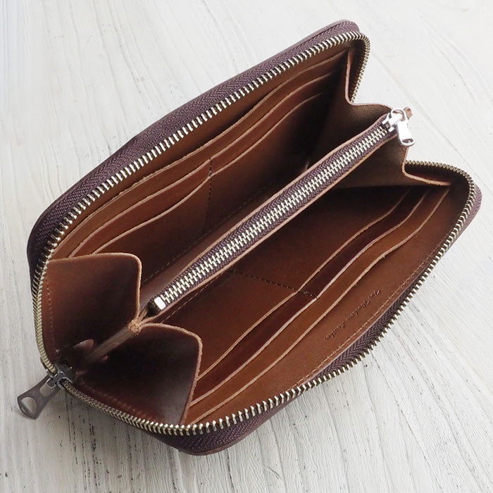 Butler Verner Sails（バトラーバーナーセイルズ） ホーウィン クロムエクセルレザー ラウンド ロングウォレット [JW-1634-2]