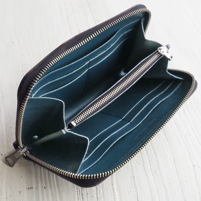 Butler Verner Sails（バトラーバーナーセイルズ） ホーウィン クロムエクセルレザー ラウンド ロングウォレット [JW-1634-2]