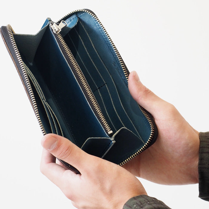 Butler Verner Sails（バトラーバーナーセイルズ） ホーウィン クロムエクセルレザー ラウンド ロングウォレット [JW-1634-2]