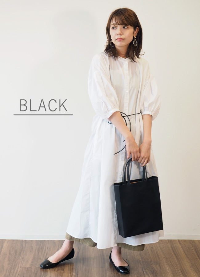 【2色】Butler Verner Sails（バトラーバーナーセイルズ）栃木レザー ヌメ革プレーントート ナチュラル ブラック[JW-2508]