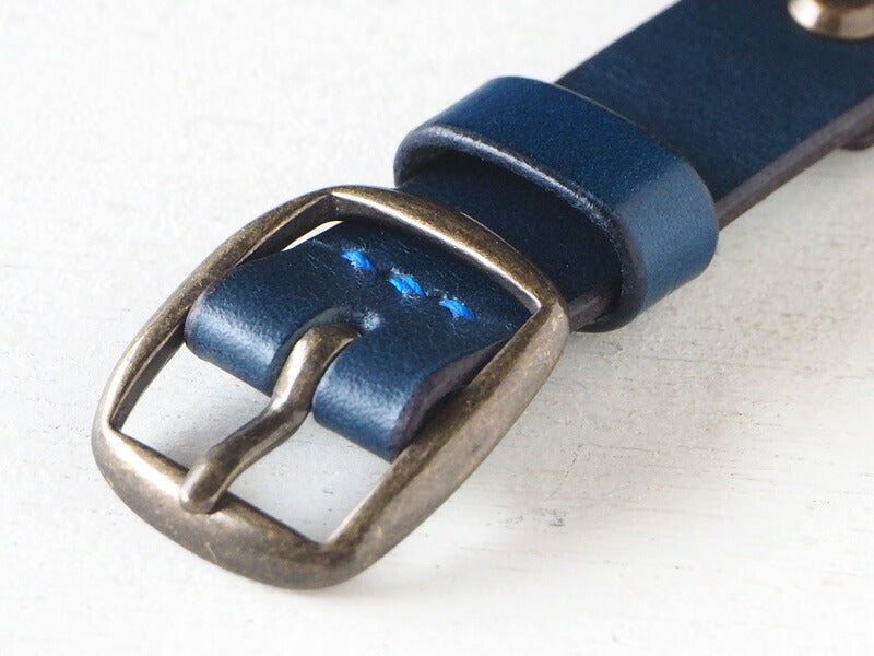 KINO(キノ) 手作り腕時計 自動巻き 裏スケルトン メカニックブラック ブルー [K-15-MBK-BL]