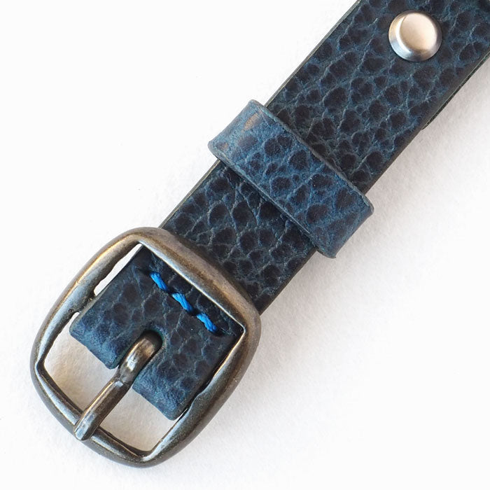 KINO(キノ) 手作り 腕時計 自動巻き 裏スケルトン メカニックブルー シルバーケース [K-15-MBL-SV]