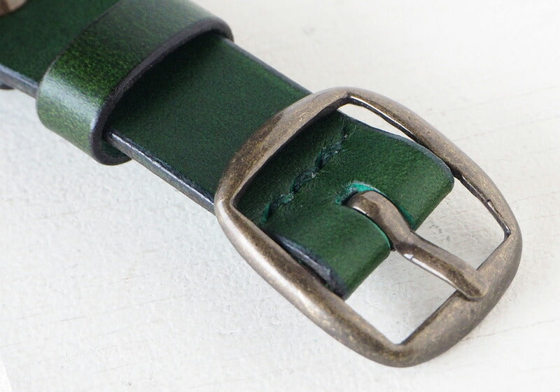 KINO handmade watch automatic winding back skeleton mechanic silver green [K-15-MSV-GR] 