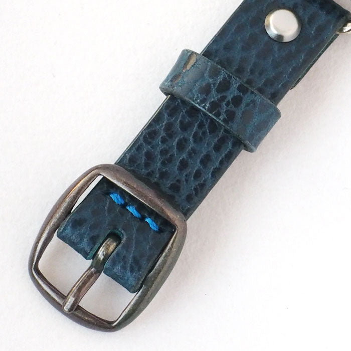 KINO(キノ) 手作り 腕時計 自動巻き 裏スケルトン キノパンクブルー 真鍮ケース [K-18-BR-BL]