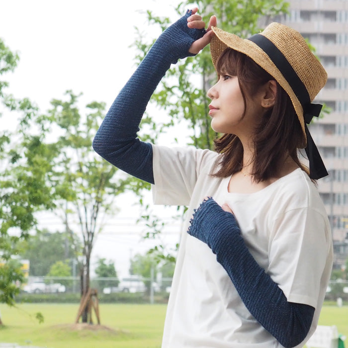 kobooriza - Kobo Oriza - Mojiri 編織臂套 100% 有機棉 女士 [K-AC-AC02] 