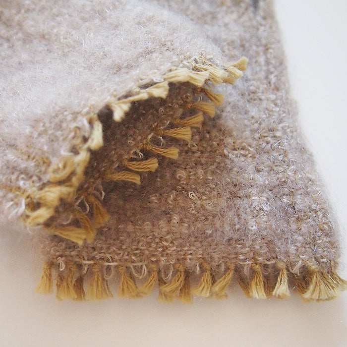 kobooriza Kobo Oriza Mohair Silk Arm Warmers Ladies [K-AC-AW03] Fingerless Fingerless Smartphone Gloves Hand Warmers Ehime Prefecture Imabari City Brand