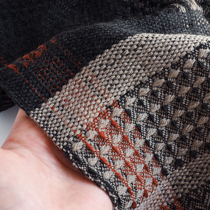 [9 colors] kobooriza KAWARI alternative weave wool scarf N Men's Women's [K-MF-KO07] Ehime prefecture Imabari city textile brand