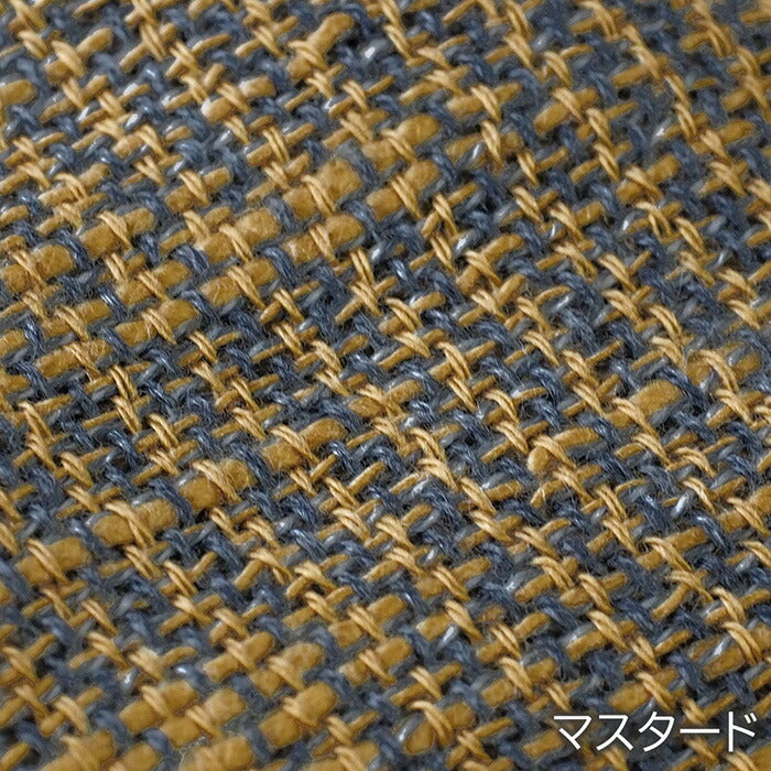 【7色】kobooriza 工房織座 ウール混 コットンスラブマフラー メンズ・レディース [K-MF-PL02]