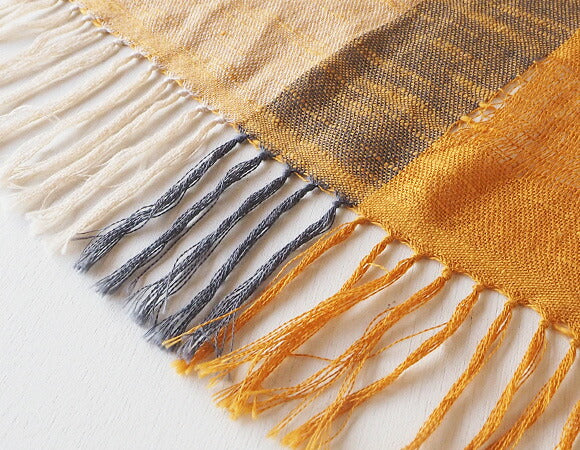 [5 colors] kobooriza Cotton 100% Tri-color Stole N [K-MF-TC03] 