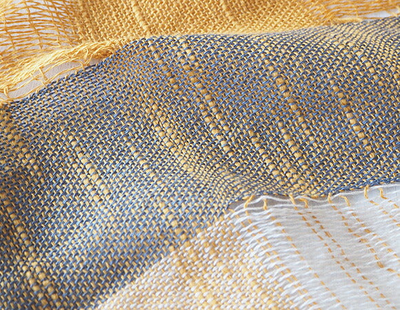 [5 colors] kobooriza Cotton 100% Tri-color Stole N [K-MF-TC03] 