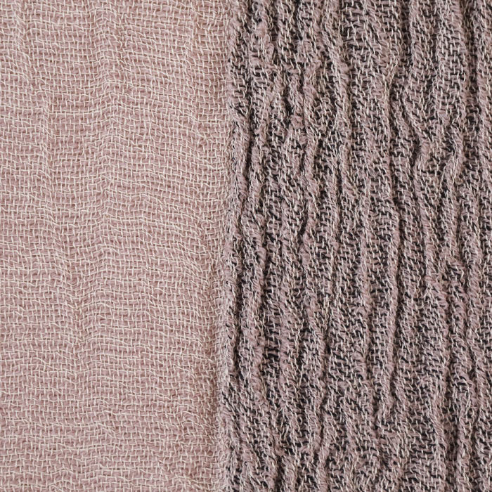 【5色】kobooriza 工房織座 ウール混 かさね色ちぢみショールN レディース [K-OS-KC02]