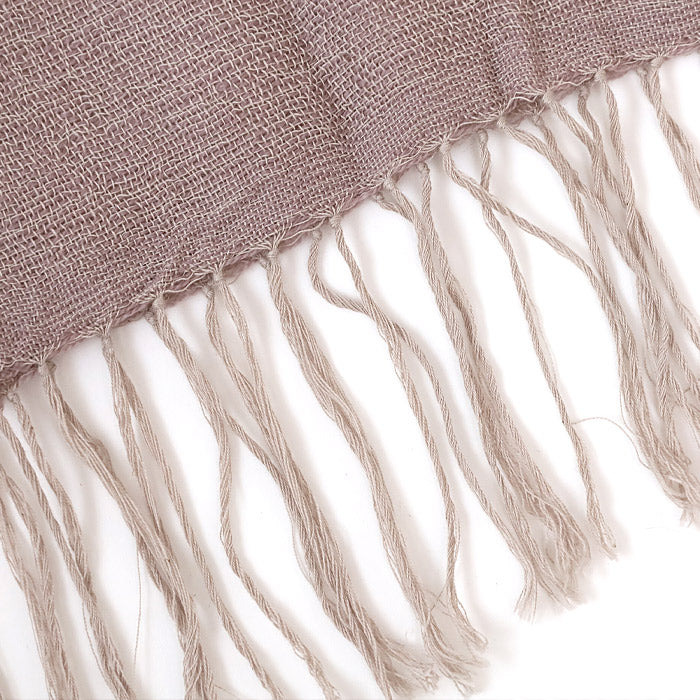 【5色】kobooriza 工房織座 ウール混 かさね色ちぢみショールN レディース [K-OS-KC02]