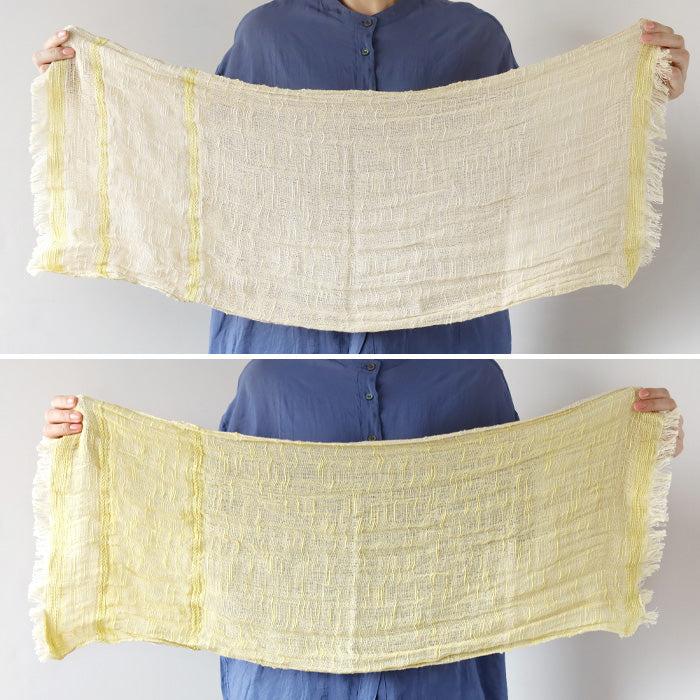 kobooriza Cotton 100% Chotcolle Reversible Short Muffler Men's Women's [K-SM-CR01] Ehime Prefecture Imabari City Textile 