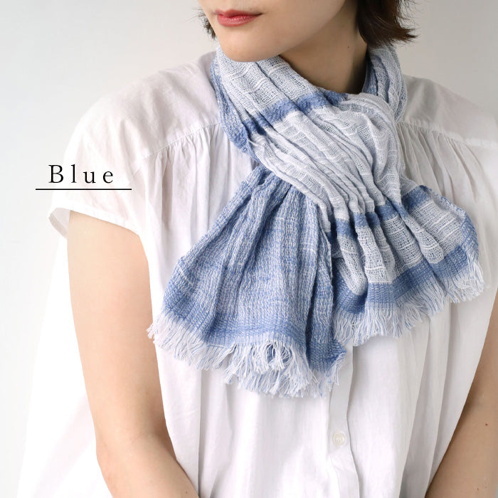 kobooriza Cotton 100% Chotcolle Reversible Short Muffler Men's Women's [K-SM-CR01] Ehime Prefecture Imabari City Textile 