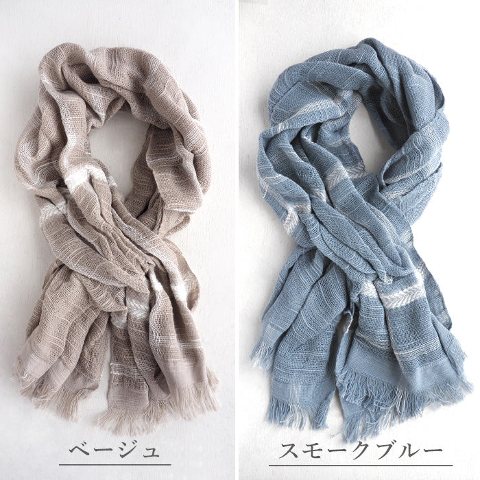 kobooriza Kobo Oriza Cotton 100% Chotcolle Reversible Check Muffler Men's Women's [K-SM-CR02] Ehime Prefecture Imabari City Textile 