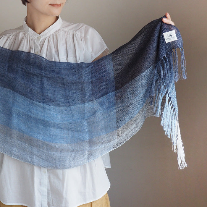 kobooriza Kobo Oriza Hemp 100% Colors Stole Ladies Men's [K-ST-AS10] Ehime Prefecture Imabari City Textile 