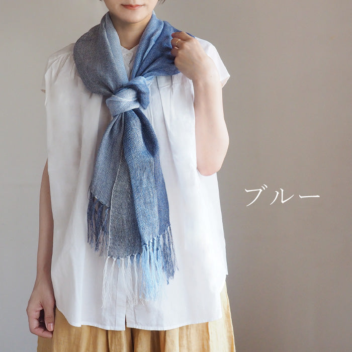 kobooriza Kobo Oriza Hemp 100% Colors Stole Ladies Men's [K-ST-AS10] Ehime Prefecture Imabari City Textile 